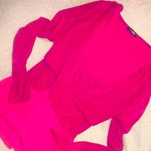 FN Hot Pink Peplum